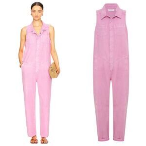One Teaspoon Braxton Jumpsuit Pink Fondant Size Small Denim Cotton